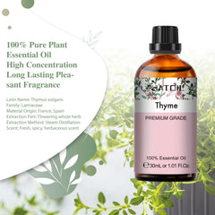 PHATOIL Thyme Essential Oil with dropper for precise application