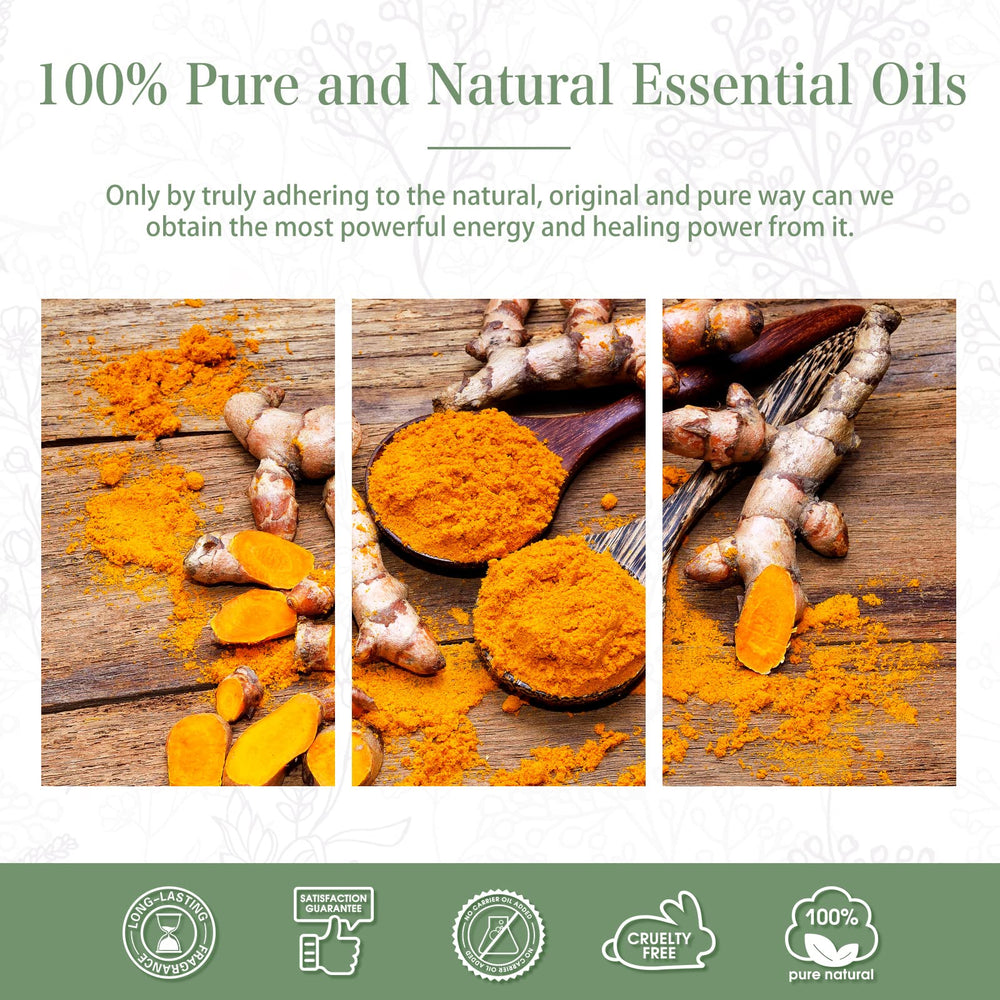 PHATOIL turmeric essential oil great for bath bombs and spa aromas.