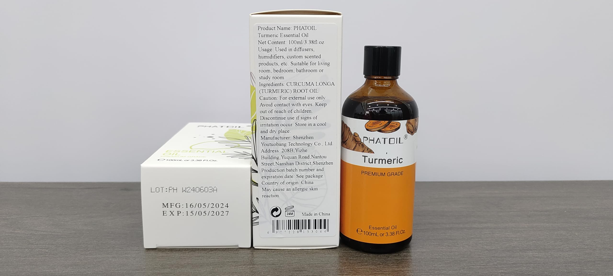 PHATOIL turmeric essential oil gift box makes gifting thoughtful.