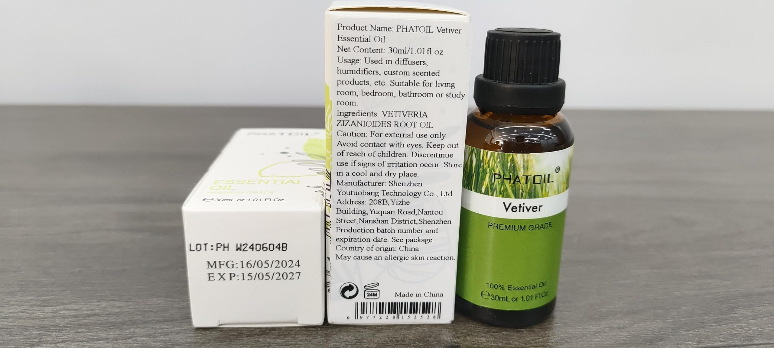 PHATOIL Vetiver oil ideal for DIY candles and soaps