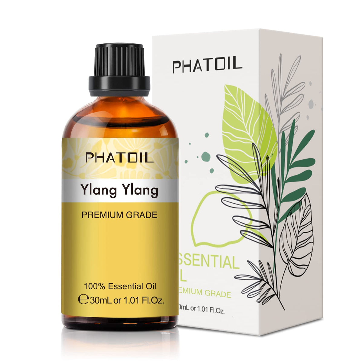 PHATOIL Ylang Ylang oil in a 30ml bottle for lasting aroma in diffusers