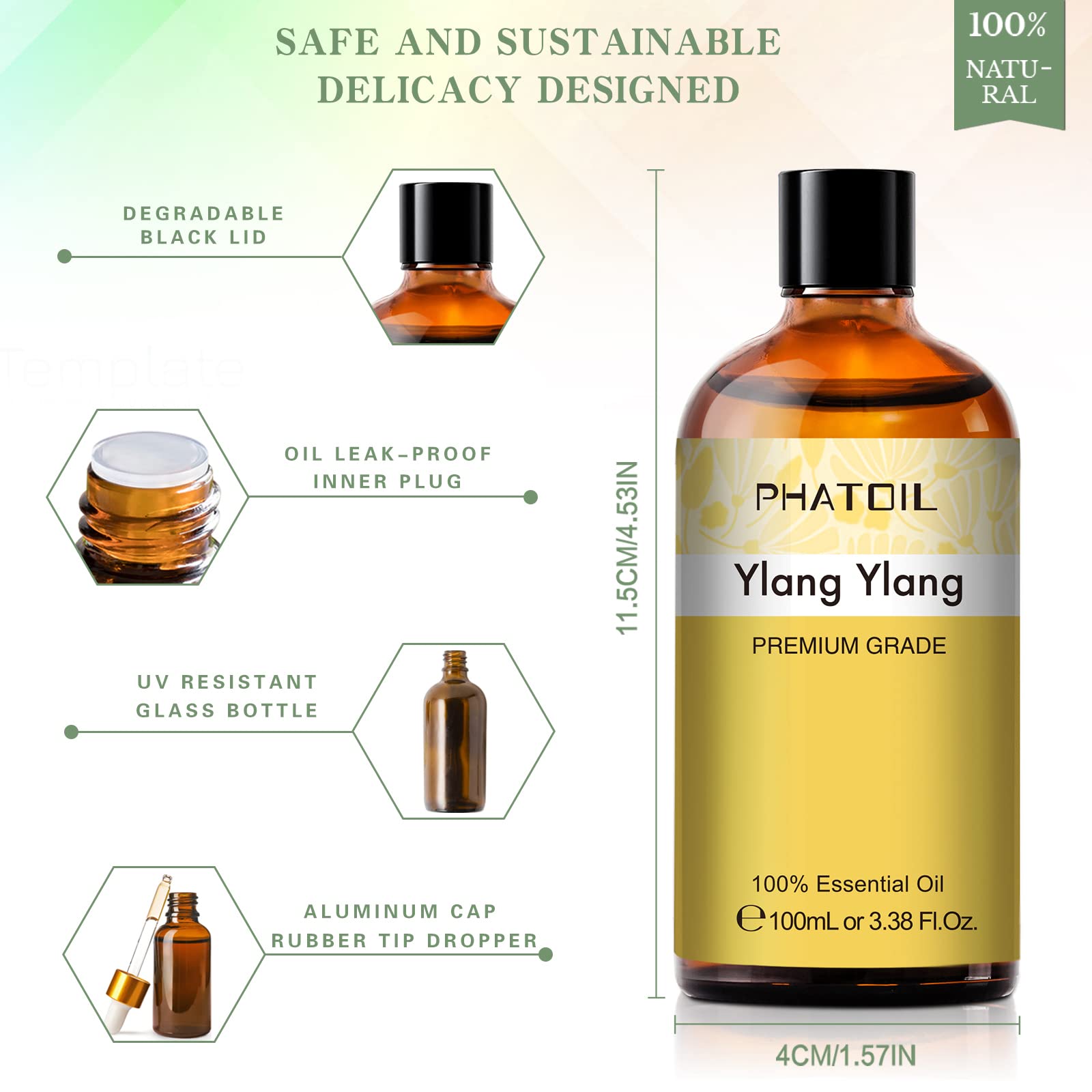 PHATOIL Ylang Ylang oil used in soap and candle making projects