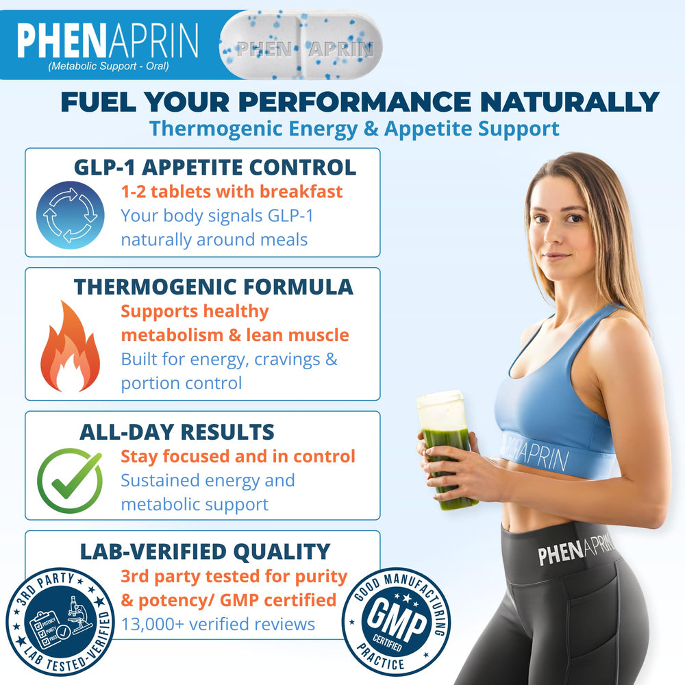 PhenAprin thermogenic energy image suggesting boosted metabolism and vitality.