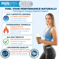PhenAprin thermogenic energy image suggesting boosted metabolism and vitality.