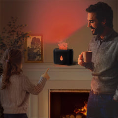 Phimuezl Flame Diffuser auto-off protection for safe unattended operation.