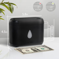 Phimuezl Flame Diffuser ultrasonic mist delivers a quiet, relaxing ambience.