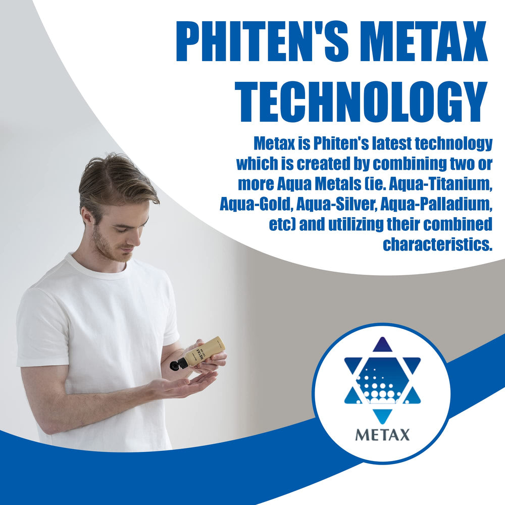 Phiten Metax lotion post-workout-relief suggests soothing joints after activity.