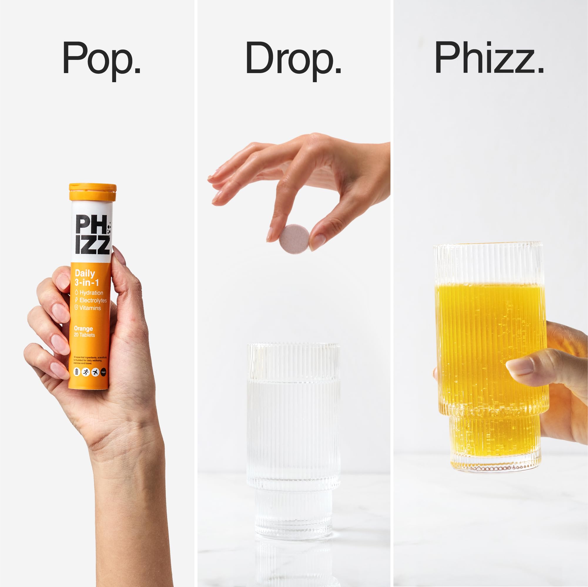 Phizz pro athlete recovery with electrolytes after workouts.