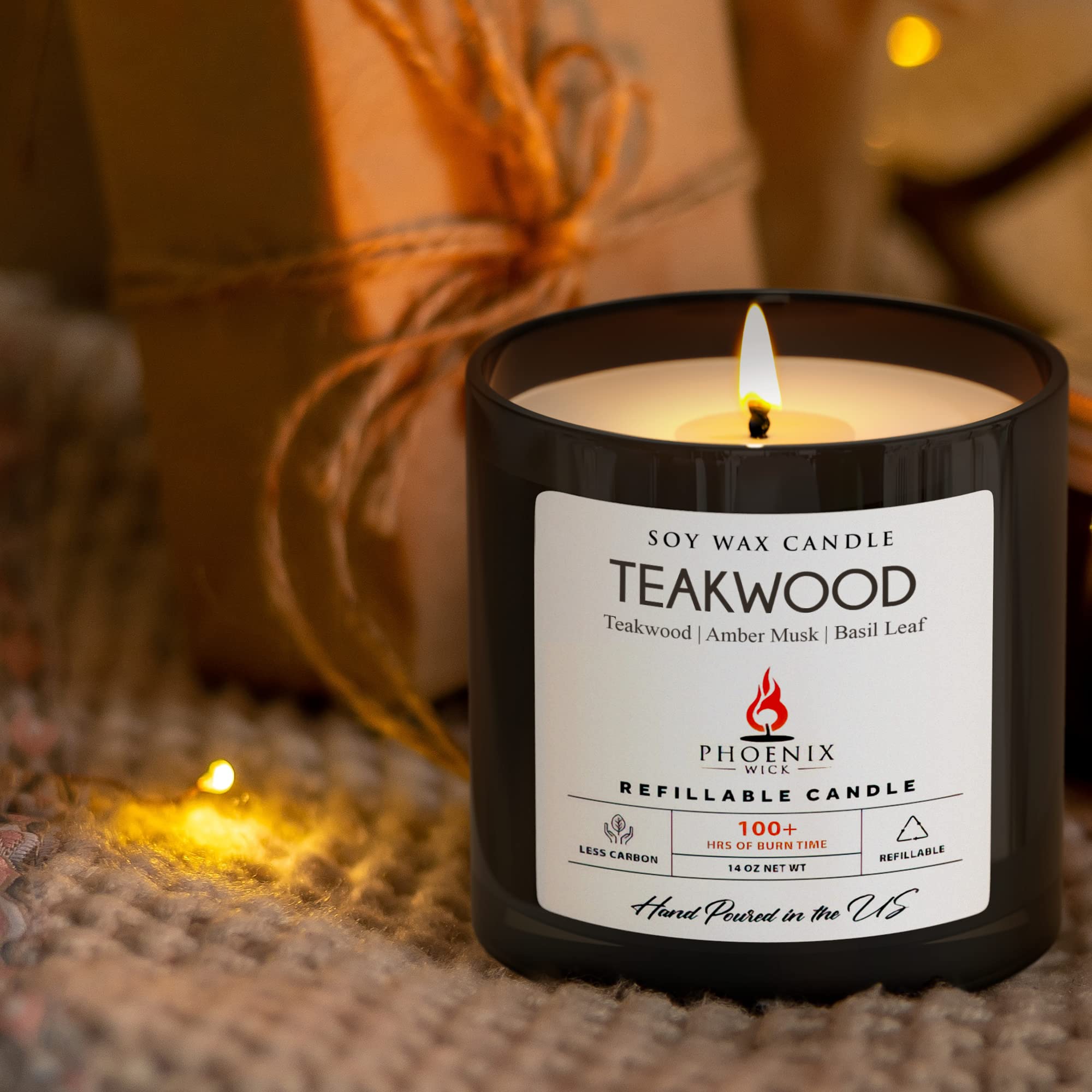 Phoenix Wick candle pack suits kitchen, bathroom, and spa ambiance.