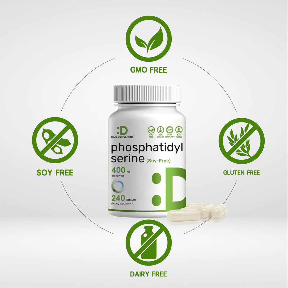 Phosphatidylserine label non-GMO — sunflower lecithin source.
