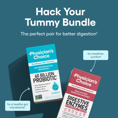 Physician's CHOICE 60B probiotics capsules closeup promotes ongoing gut balance.