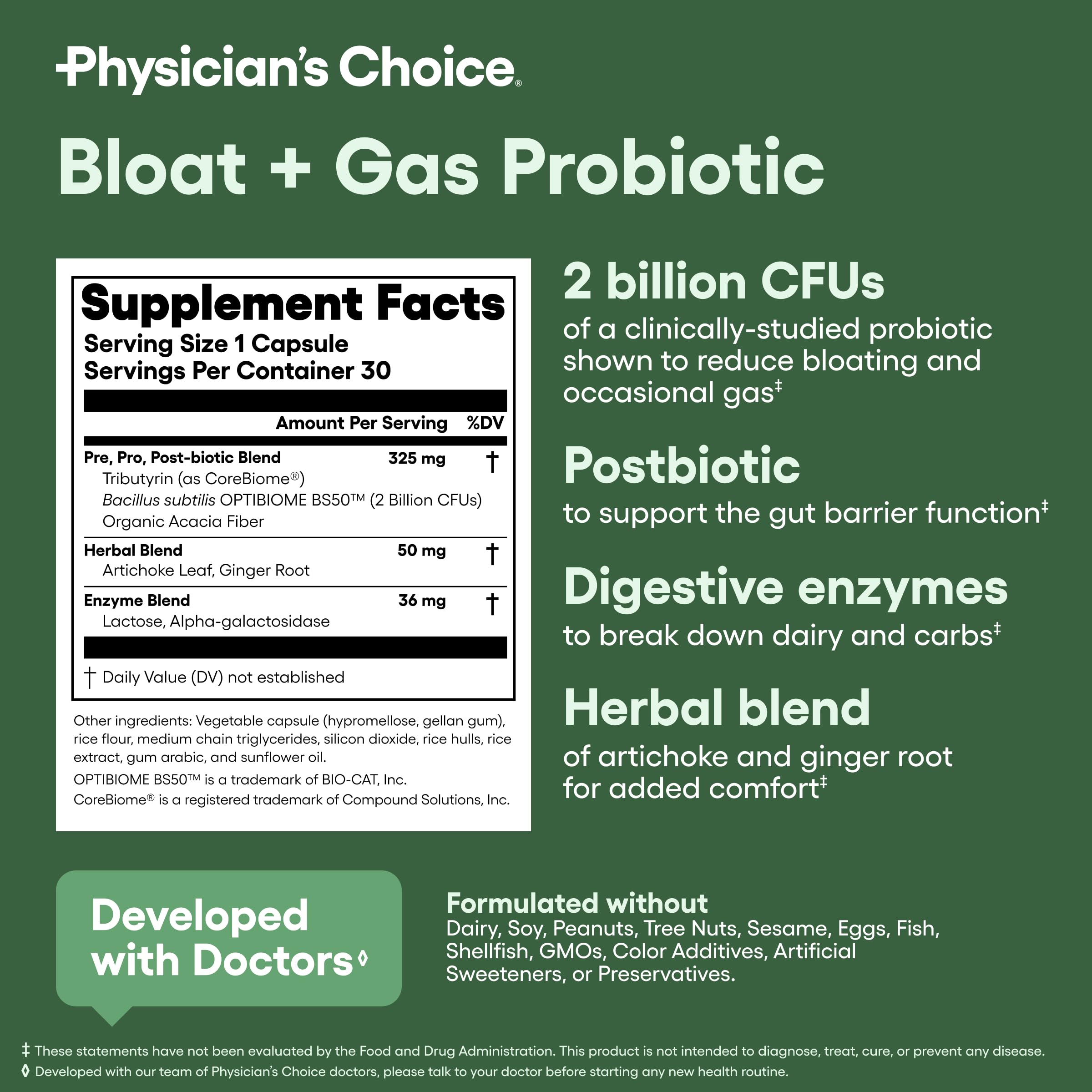 Physician's CHOICE product shot for meal-time daily intake