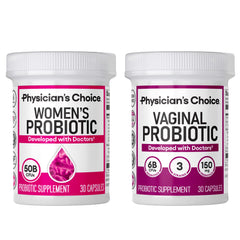Physician's CHOICE Feminine Power Duo bottle displayed for daily feminine health support