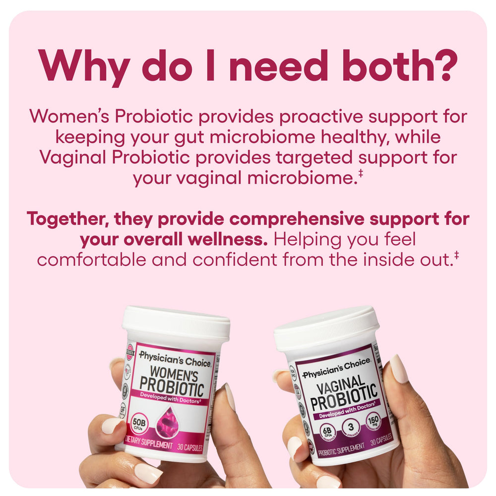 Physician's CHOICE Feminine Power Duo label front highlights 3-in-1 formula