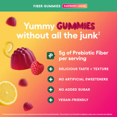 Physician's Choice Fiber Gummies soft chewy texture makes daily fiber easy.