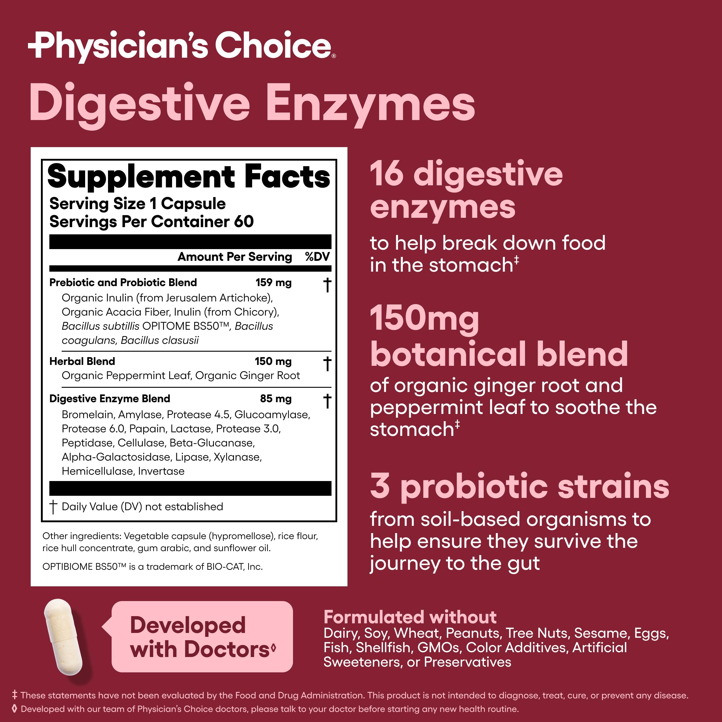 Physician's CHOICE gut health routine setup highlights convenience.