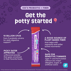 Serving Physician's Choice Kids Probiotic + Prebiotic added to yogurt for easy mixing.