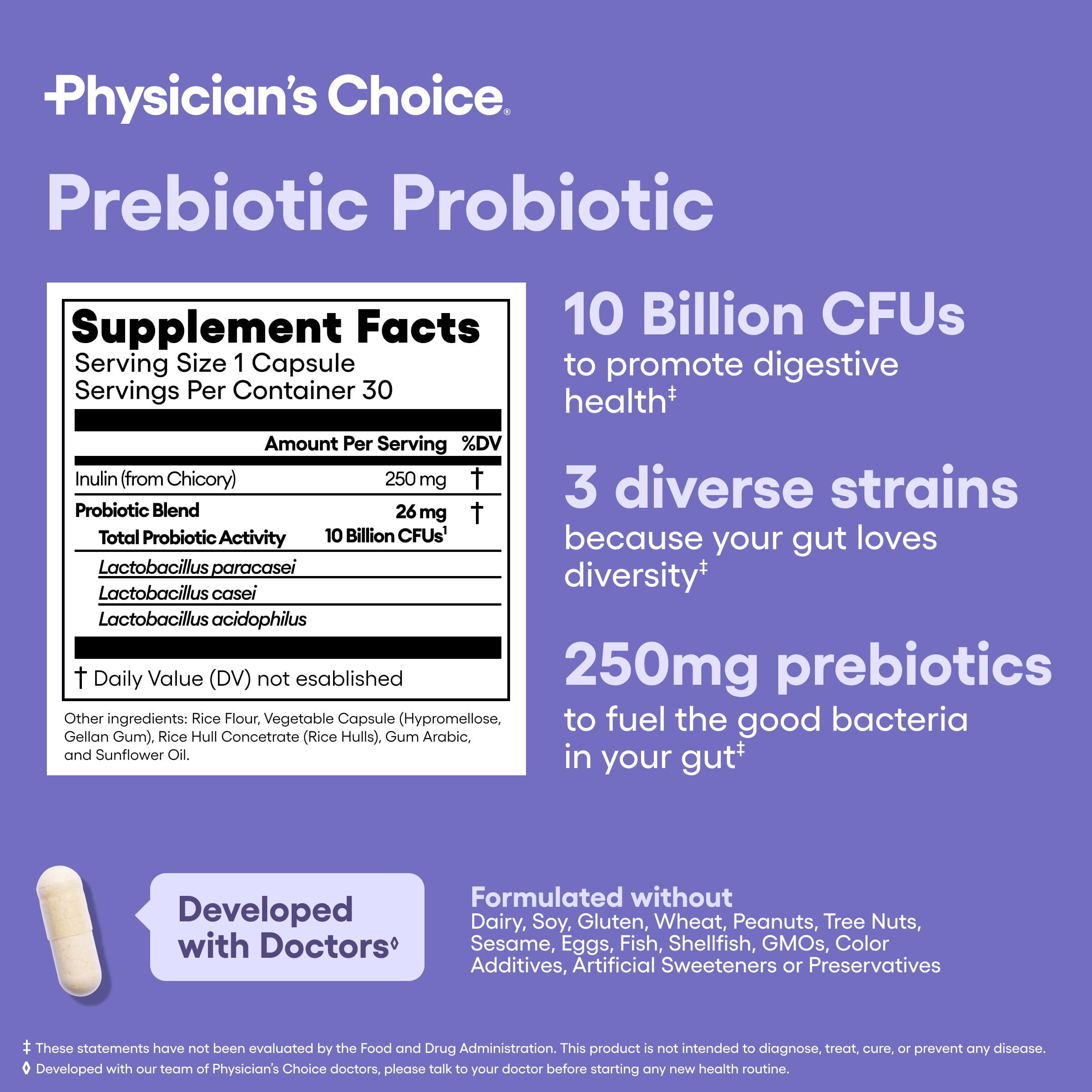 Physician's CHOICE clinical research documents illustrate quality assurance and science-backed formulation.