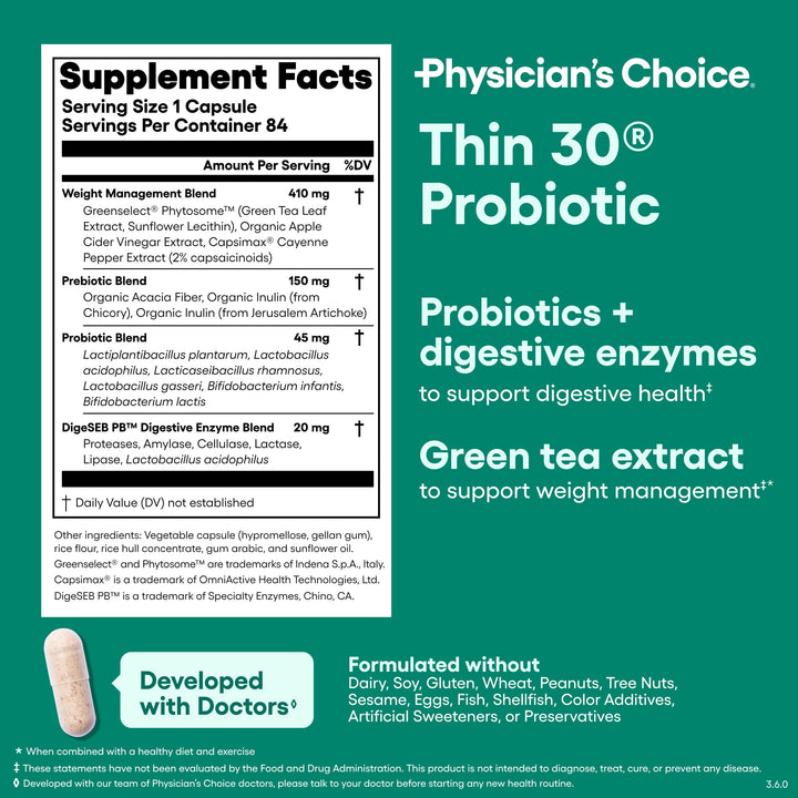 Physician's CHOICE packaging variation shown on product display