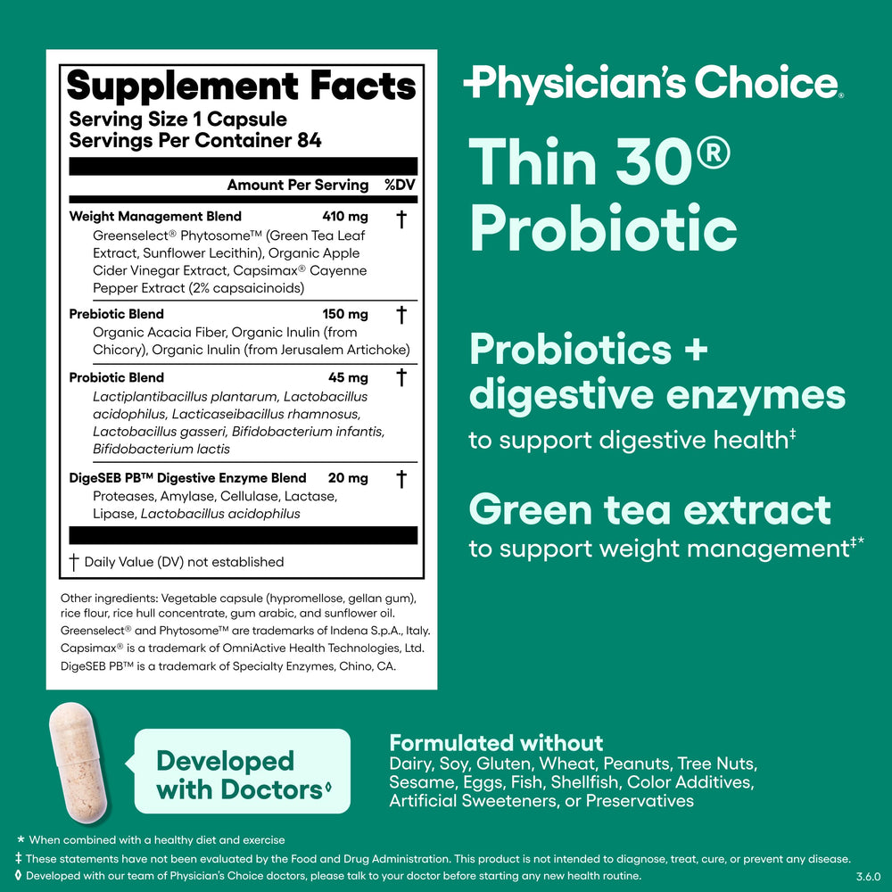 Physician's CHOICE packaging variation shown on product display