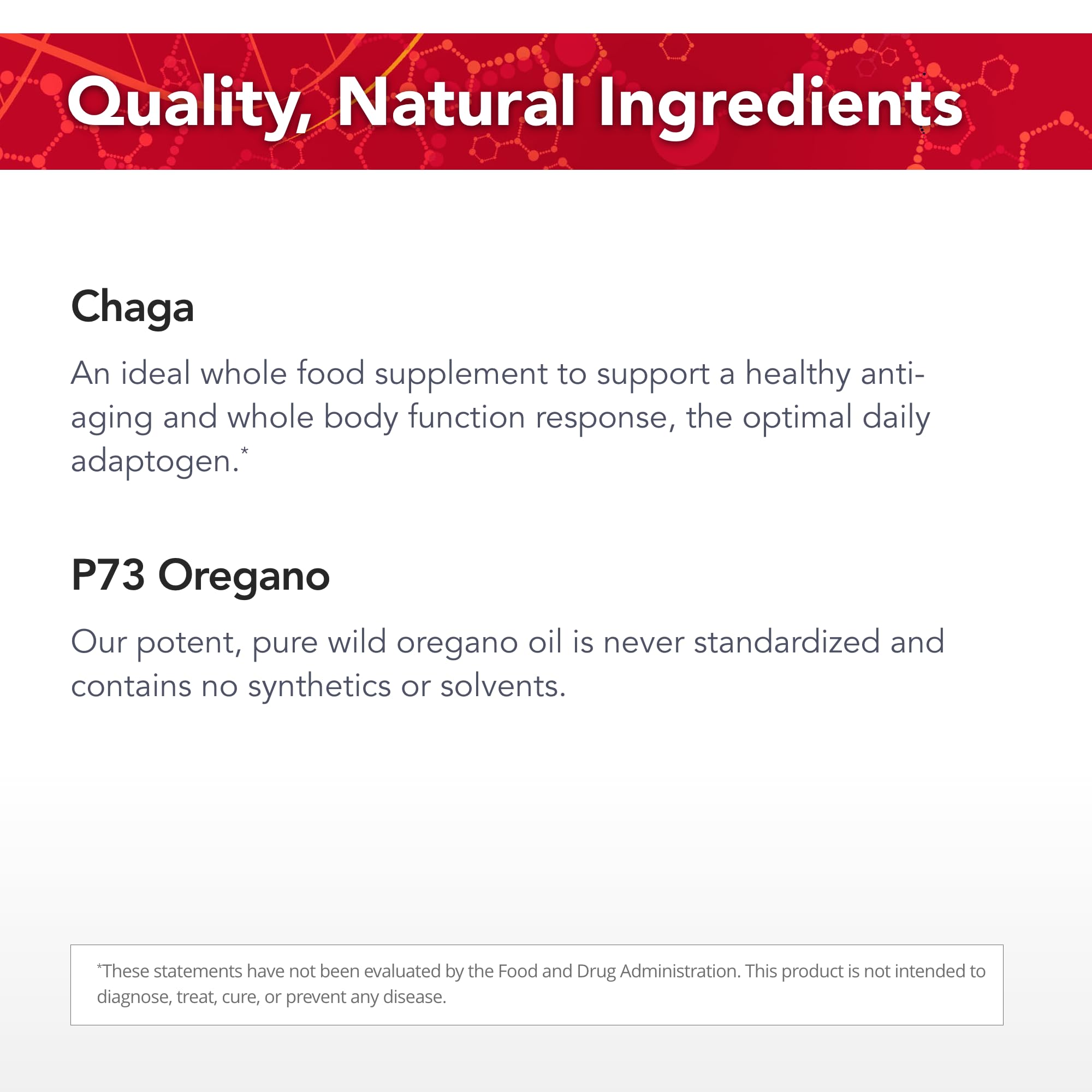 Physician's Strength ChagaStrength birch bark close-up emphasizes mineral-rich profile