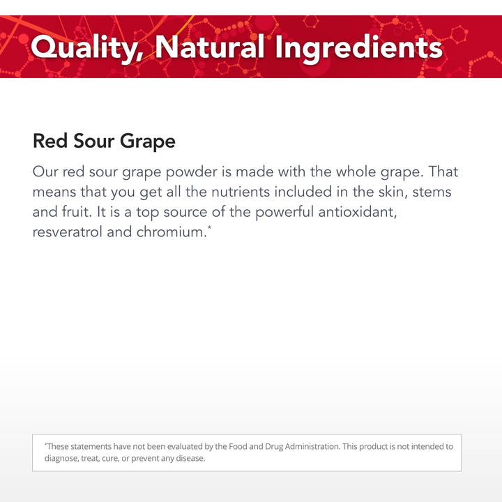 Physician's Strength Heart Protect whole-grape product concept, showcasing vine, skin, and seeds.