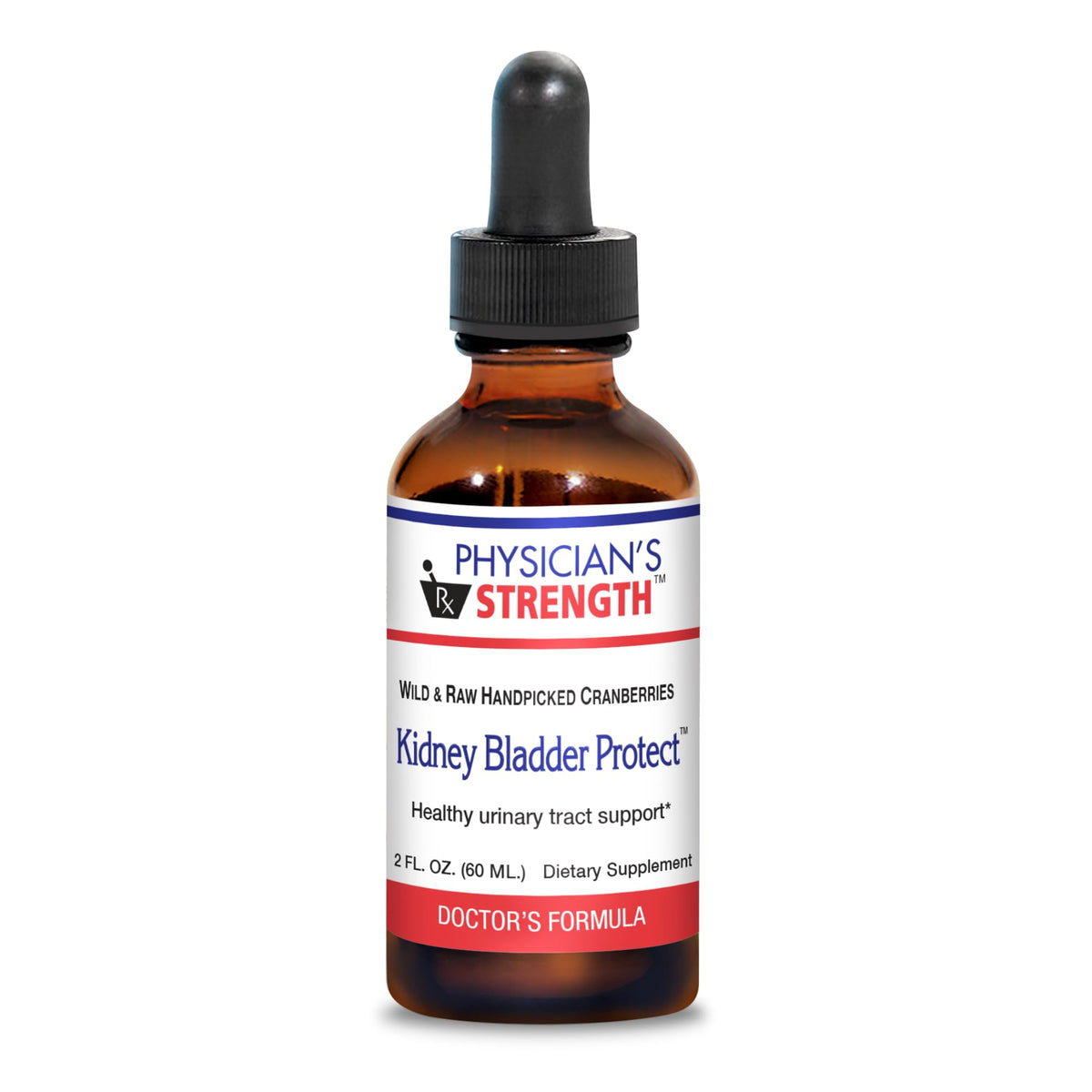 Physician's Strength Kidney-Bladder Protect bottle with drops for easy daily dosing