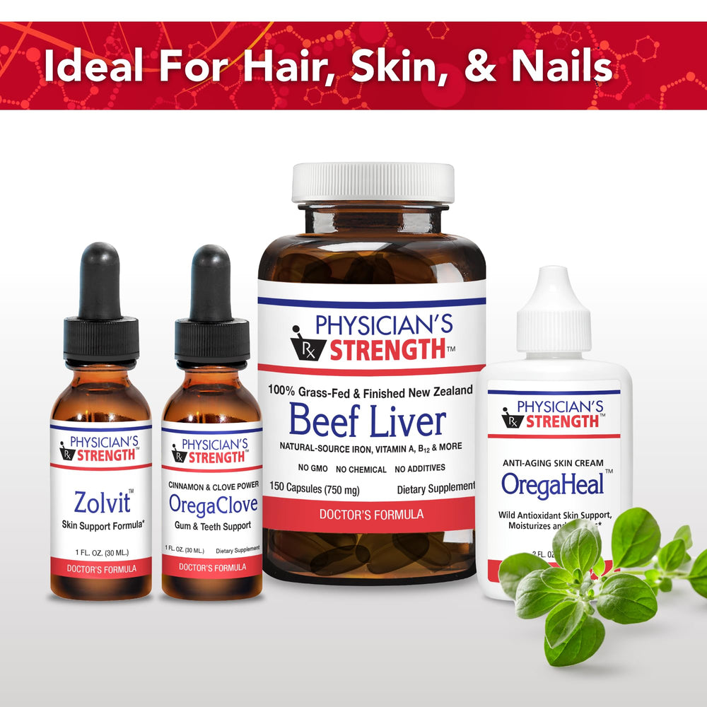 Physician's Strength Nail-EX dropper-use shows internal administration option