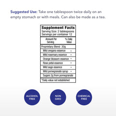 Physician's Strength NeuroAid bottle closeup highlights natural ingredients and pomegranate-enhanced antioxidants
