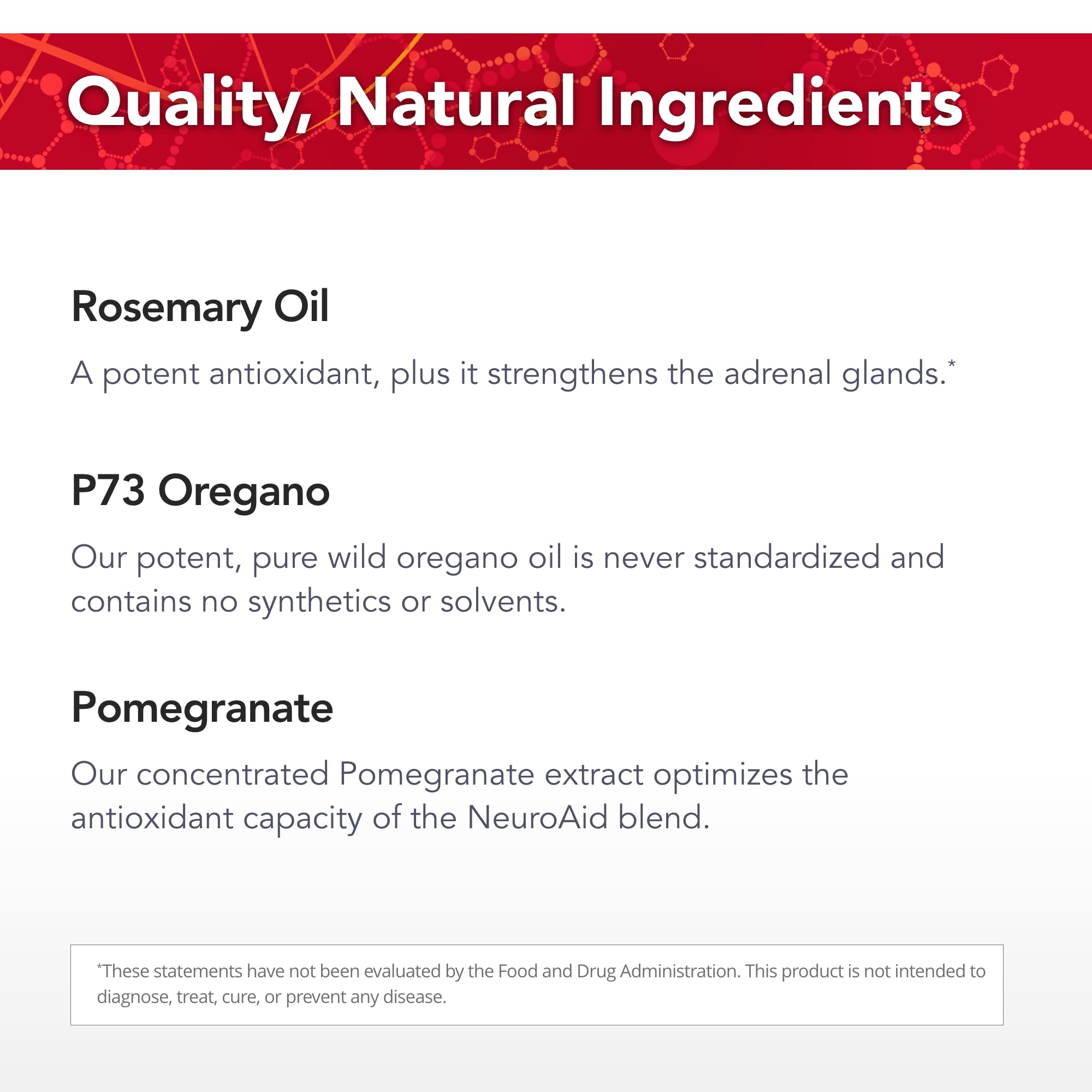 Physician's Strength NeuroAid ingredients spotlight shows wild mountain-grown herbs and deep-source spring waters