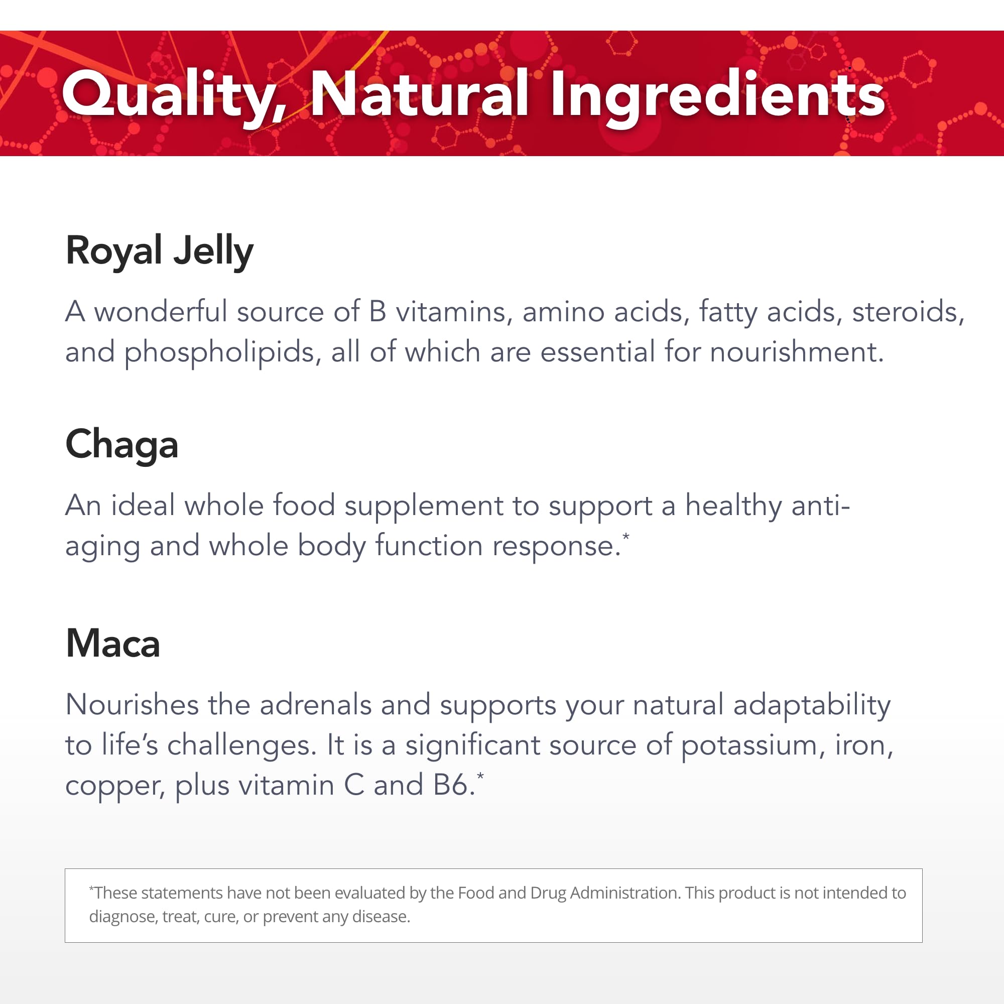 Physician's Strength Potent-B features wild chaga maca fortified blend