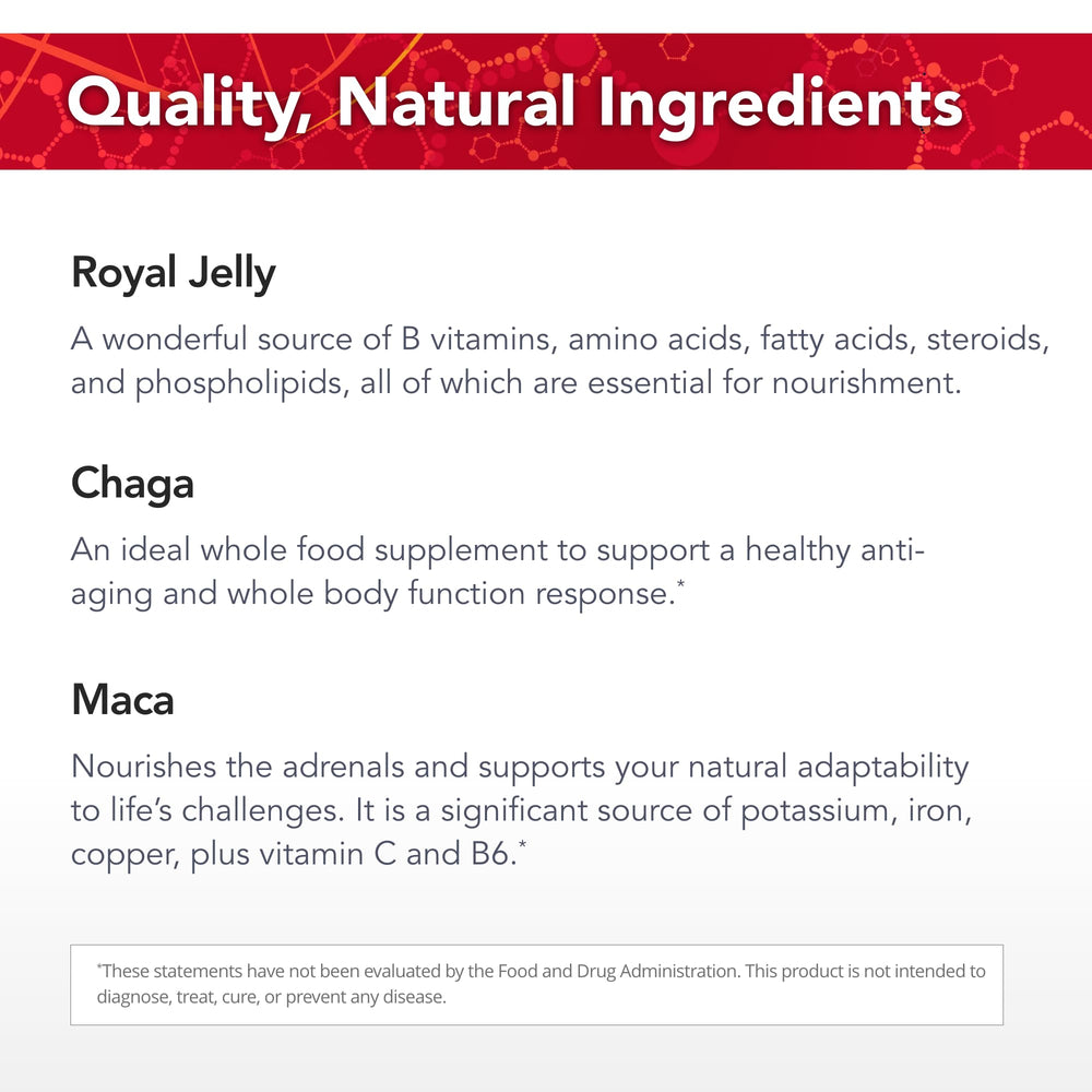 Physician's Strength Potent-B features wild chaga maca fortified blend