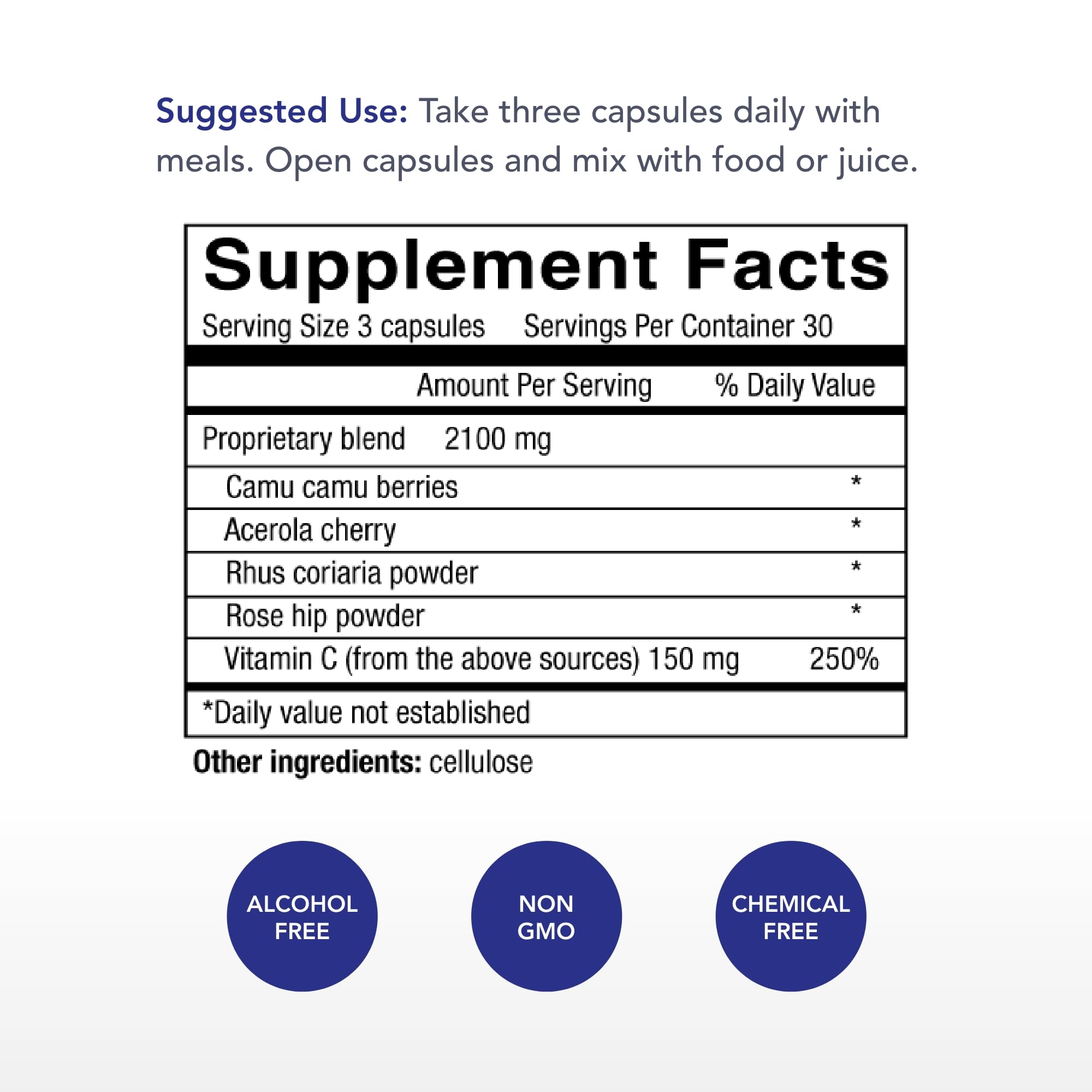 Physician's Strength Power-C cap close-up, highlighting the capsule design and formulation.