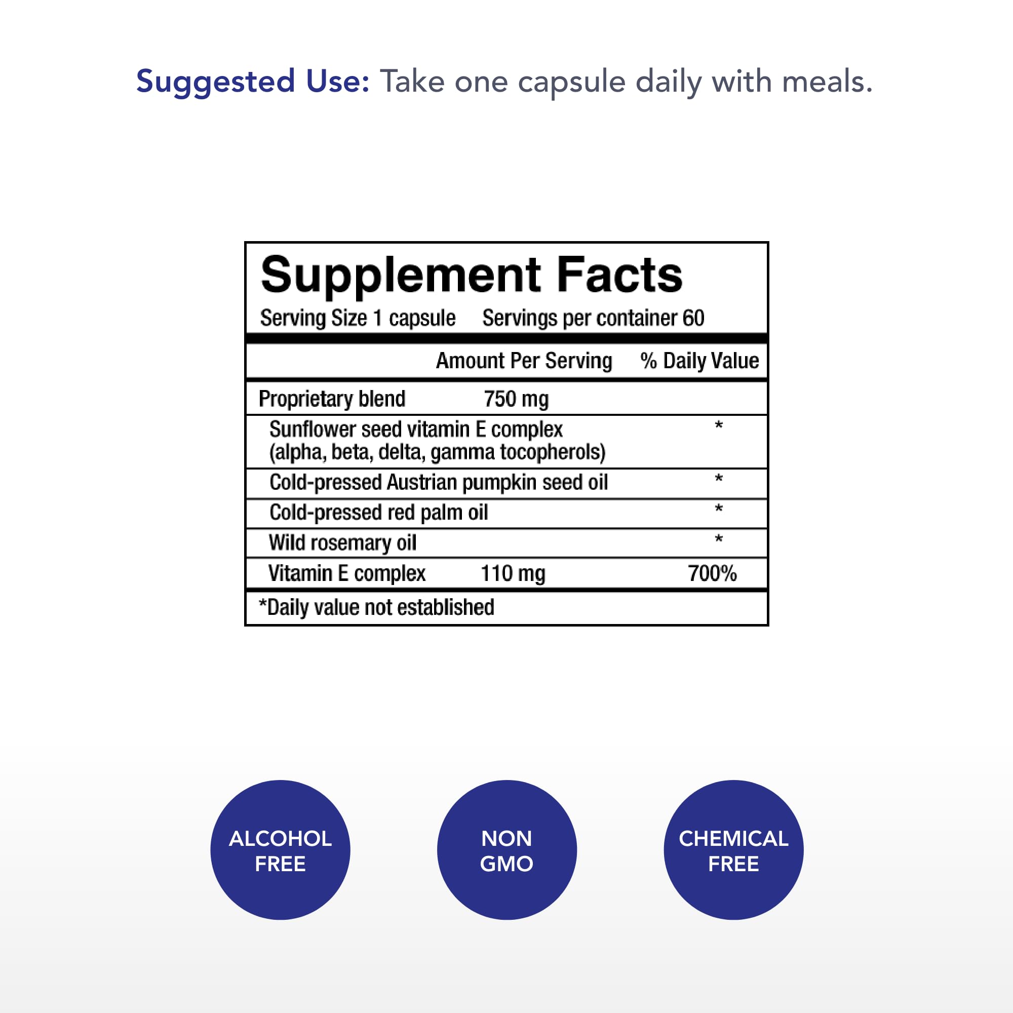 Physician's Strength Power-E capsules are easy to swallow for a soy-free routine.