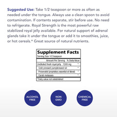 Physician's Strength Royal Strength bottle pour shows easy measured dosing.