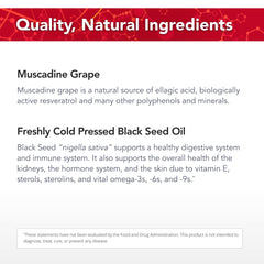 Physician's Strength Sour pomegranate concentrate bottle emphasizes natural flavor additives.