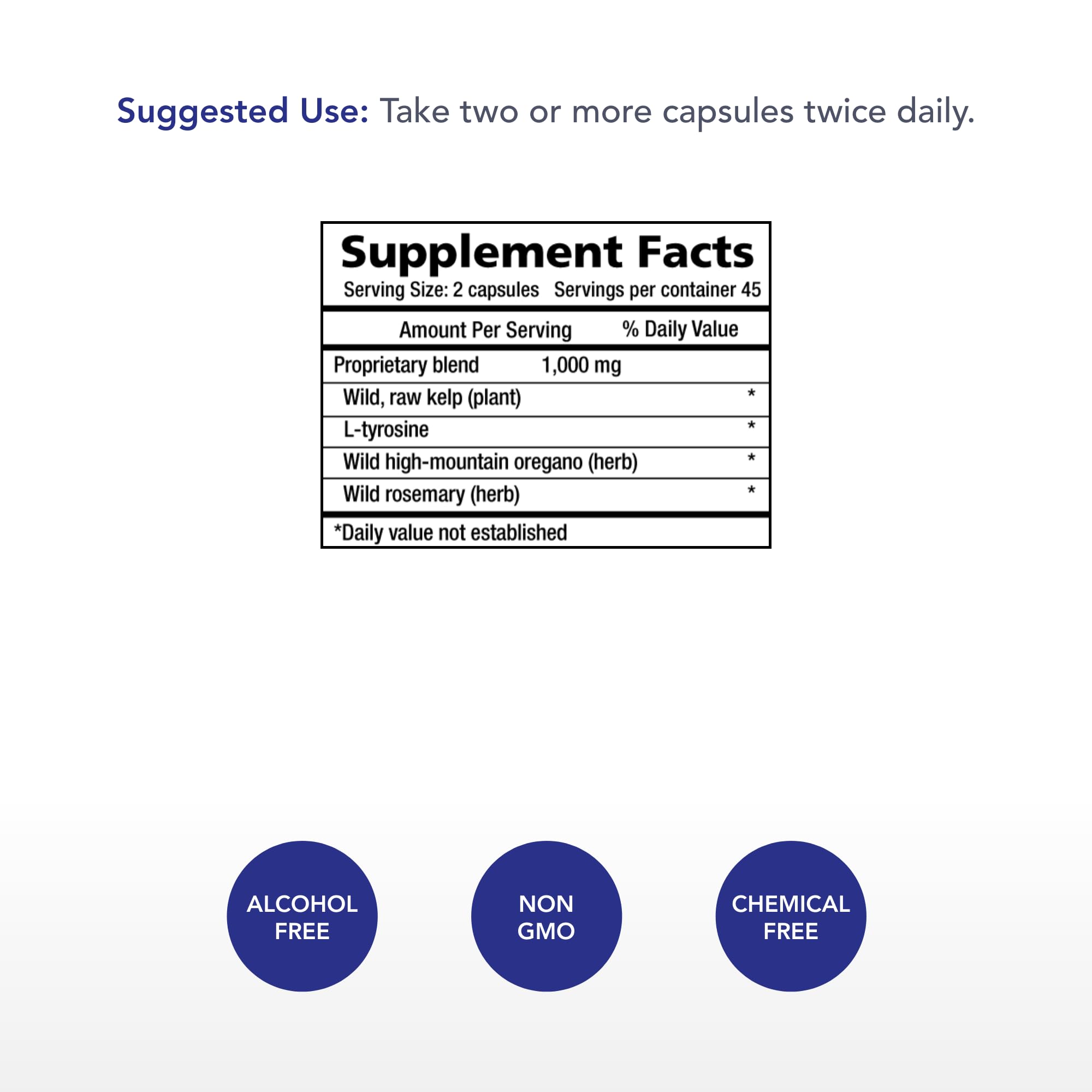 ThyroPower bottle on shelf, convenient daily supplement packaging
