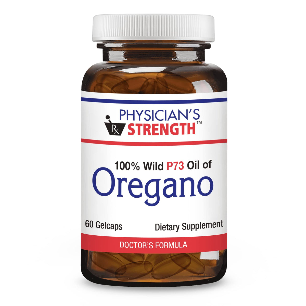 Physician's Strength wild oregano gels bottle for daily wellness routine