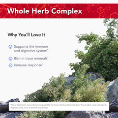 Close-up of the label on Physician's Strength Wild Oregano-Plus showing non-GMO claim.