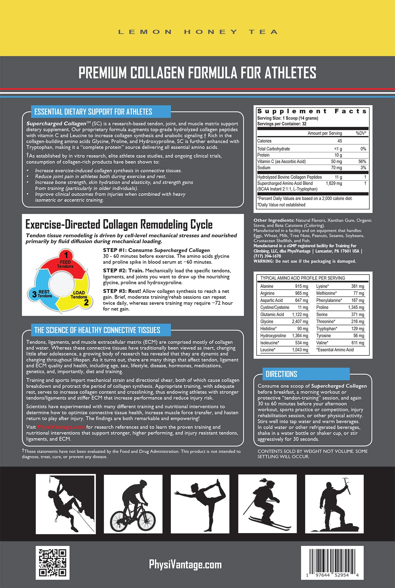 Physiovantage made-in-usa label highlights USA manufacturing.