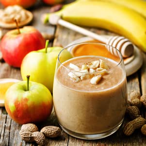 Physiovantage Powerplex shake glass ready-to-drink moment for on-the-go nutrition.