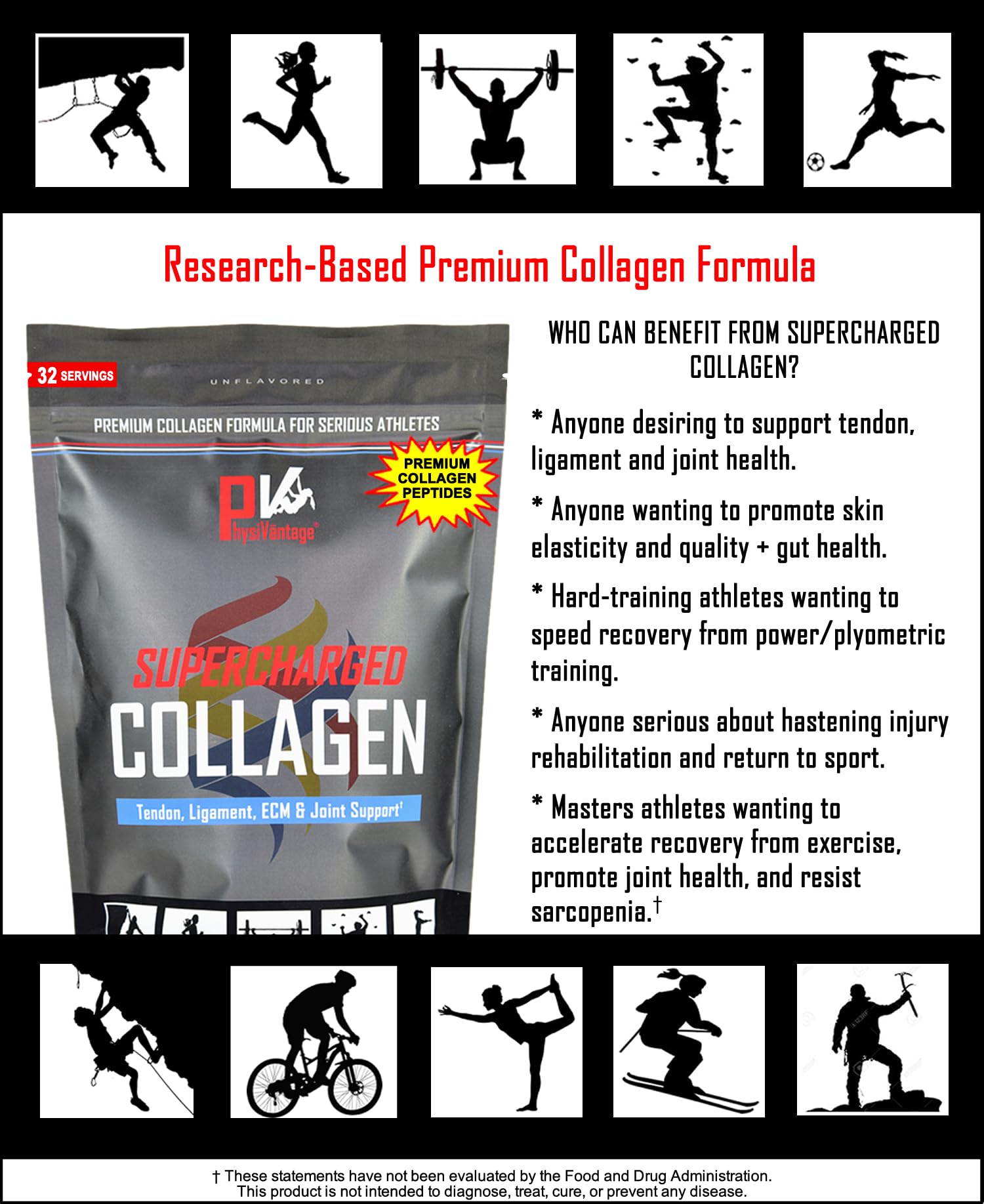 PhysiVantage Collagen powder dissolves smoothly in beverages for seamless routines.