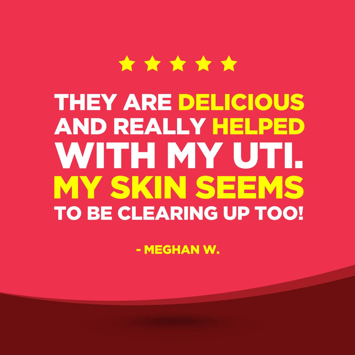 Phytoral Cranberry Gummies with D-mannose visual highlight of beneficial blend.