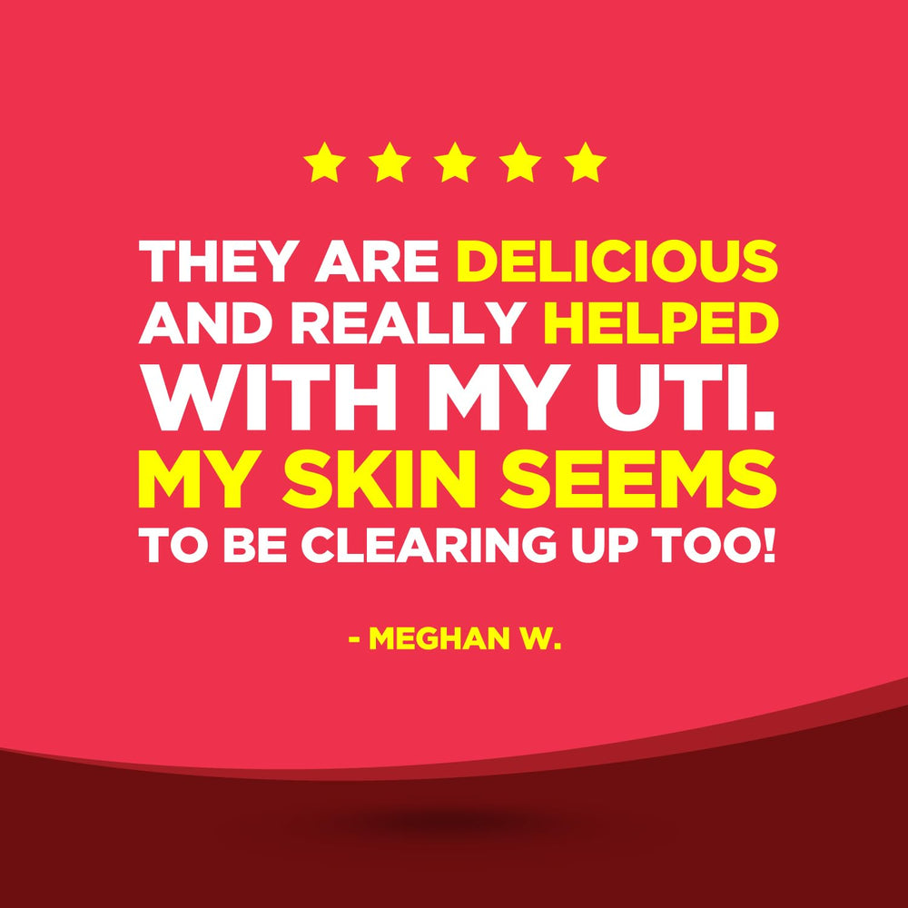 Phytoral Cranberry Gummies with D-mannose visual highlight of beneficial blend.