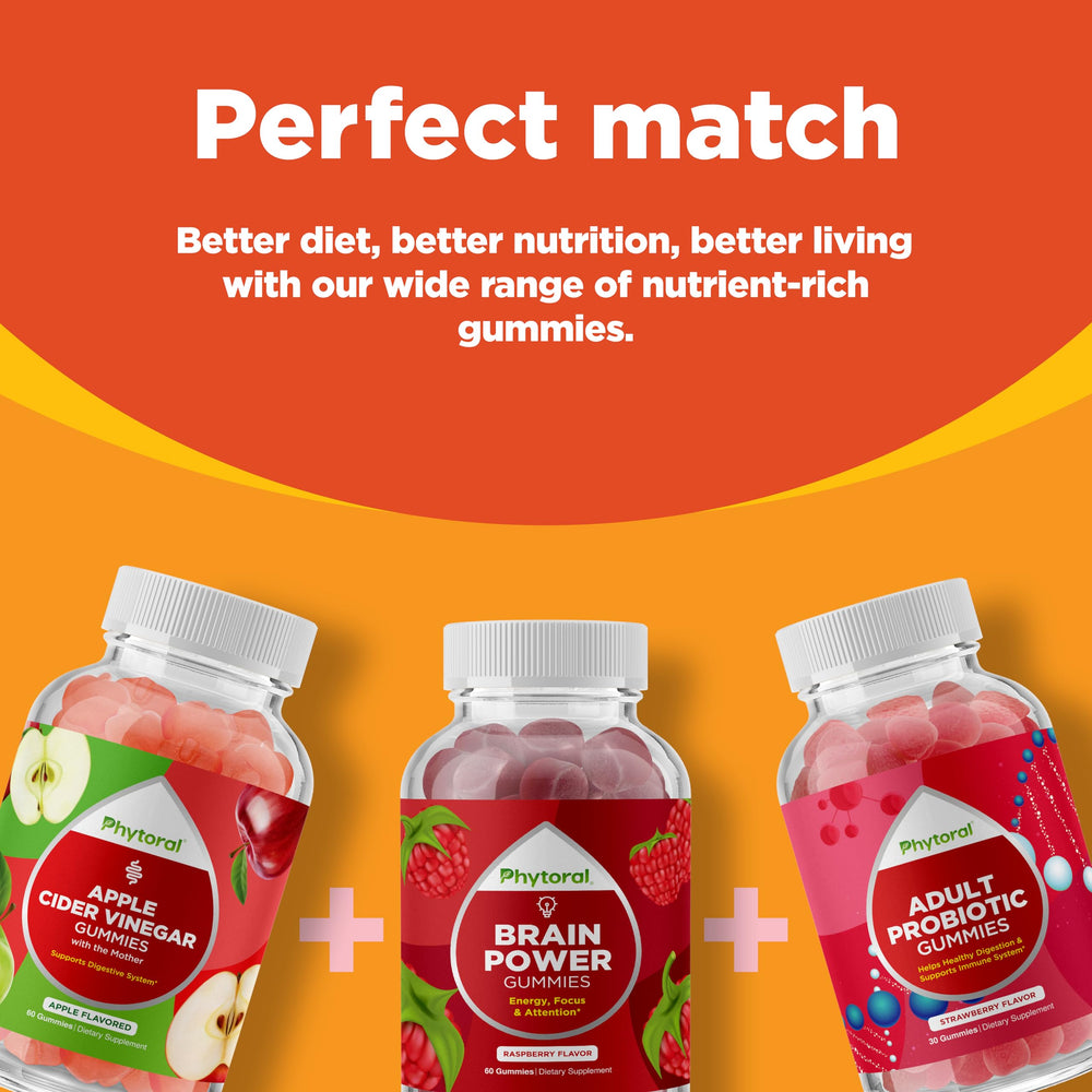 Phytoral DHA Omega 3 Gummies vegan-friendly label highlights vegetarian source