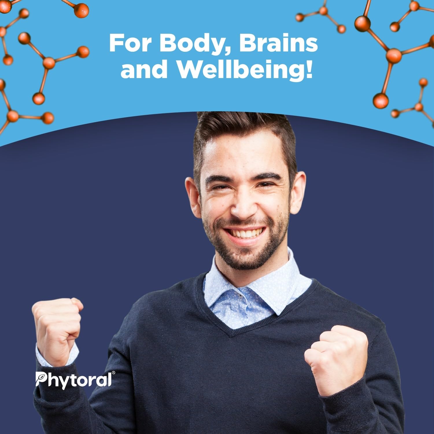 Phytoral Pure SAM E 400mg bottle in a morning routine scene