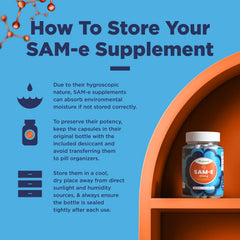 Phytoral Pure SAM E 400mg label front on bottle