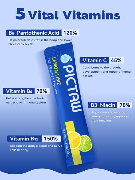 PICTAW 30 sticks box front showing convenient hydration on the go.