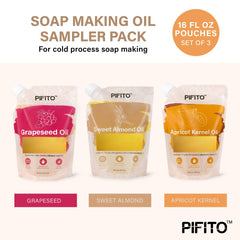 Pifito Grapeseed Oil bottle, light texture ideal for body care.