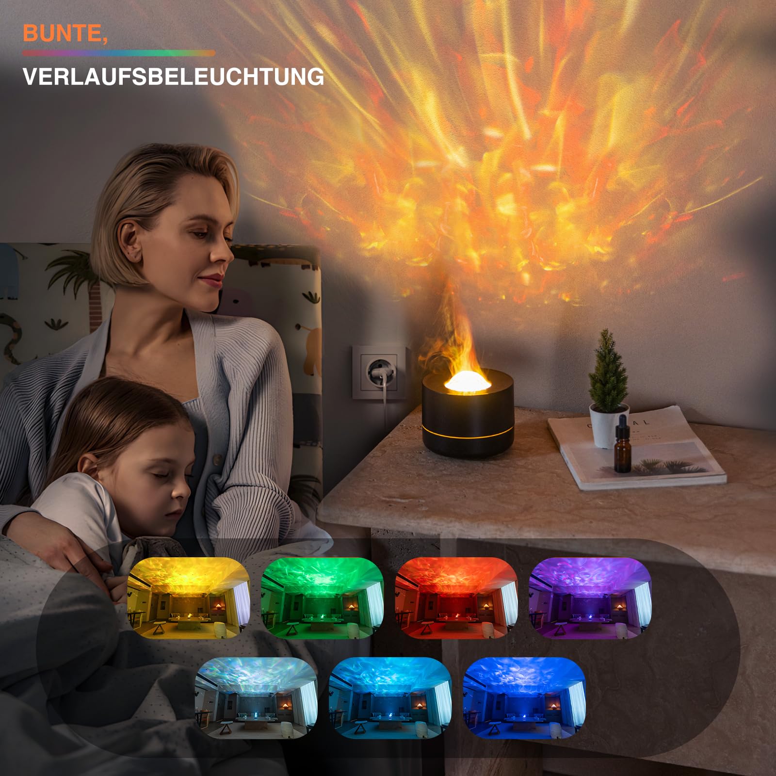 PiKaPiKaP essential oil diffuser auto shut-off ensures safe operation when water is low.
